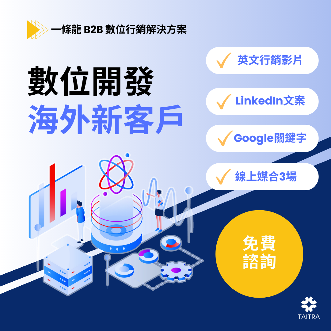 建構企業數位能力開發海外客戶_FB 貼文