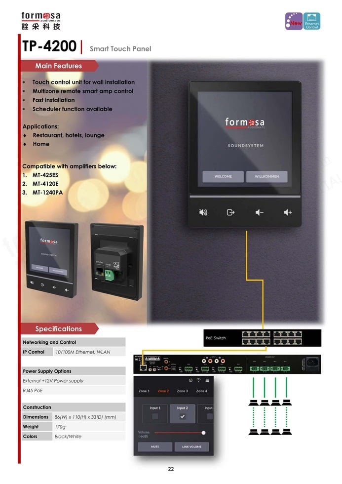 TP-4200 Smart Touch Panel